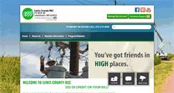 Desktop Screenshot of lewiscountyrec.coop